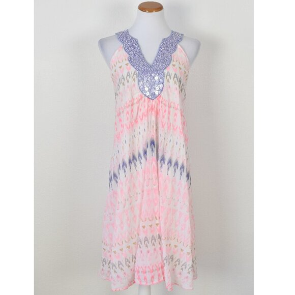 Nimo With Love Dresses & Skirts - Nimo With Love Sequin Tie Dye Printed Dress - S